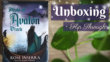Mists of Avalon Oracle UNBOXING + FLIP THROUGH