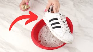 White sneakers will be like new. All you need is a 100% effective home-made mixture by Clever Hacks 1,494 views 11 days ago 9 minutes, 33 seconds