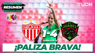 Resumen y goles | Necaxa 1-4 Juárez | Liga Mx Femenil - CL2024 J12 | TUDN