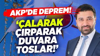 Akpde Deprem Çalarak Çırparak Duvara Toslar Akpli İl Başkan Yardımcısı Yasin Fırat Çiftçi Krt