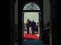 President Donald Trump and the First Lady bid farewell to Their Majesties