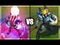 Legendary Battle Academia Ezreal vs Ultimate Pulsefire Ezreal Skins Comparison League of Legends