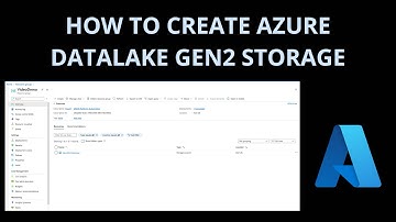 How to Create Azure Datalake Gen-2 Storage