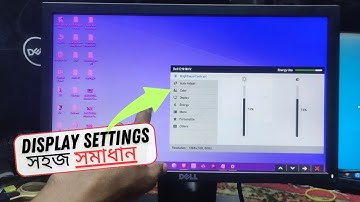 Fix Dell Monitor Display Settings: Easy Solutions Explained | সহজ সমাধান |  Created by Afjal Hossain