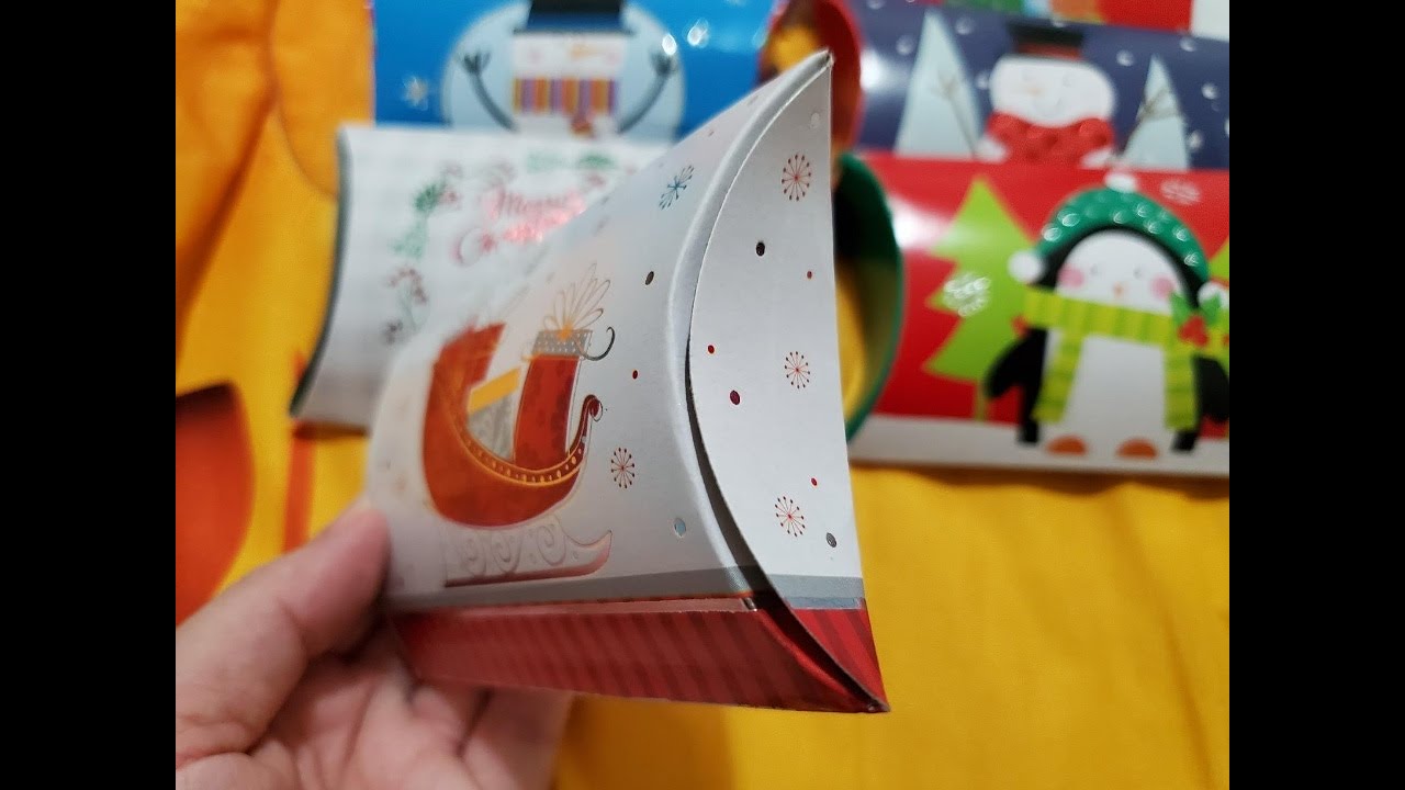 Iconikal Christmas Gift Card Pillow Boxes, 50Count Amazon Review YouTube