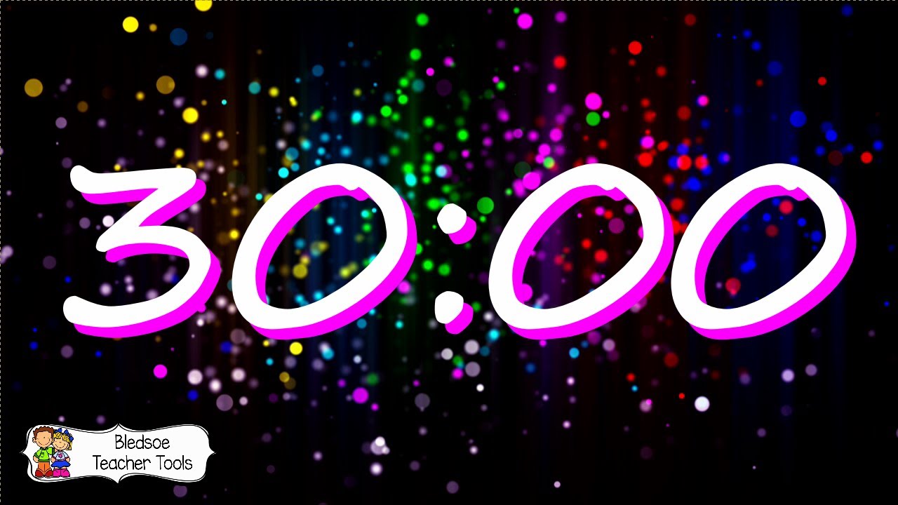 30 Minute Floating Countdown Timer with Music and Alarm