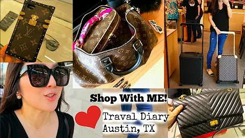 VLOG- COME SHOP WITH ME at LOUIS VUITTON in TEXAS! | TRAVAL DIARY