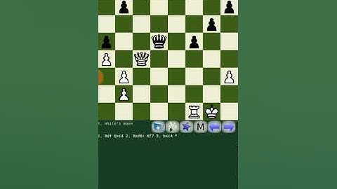Chess Tactics Pin. Absolute pin