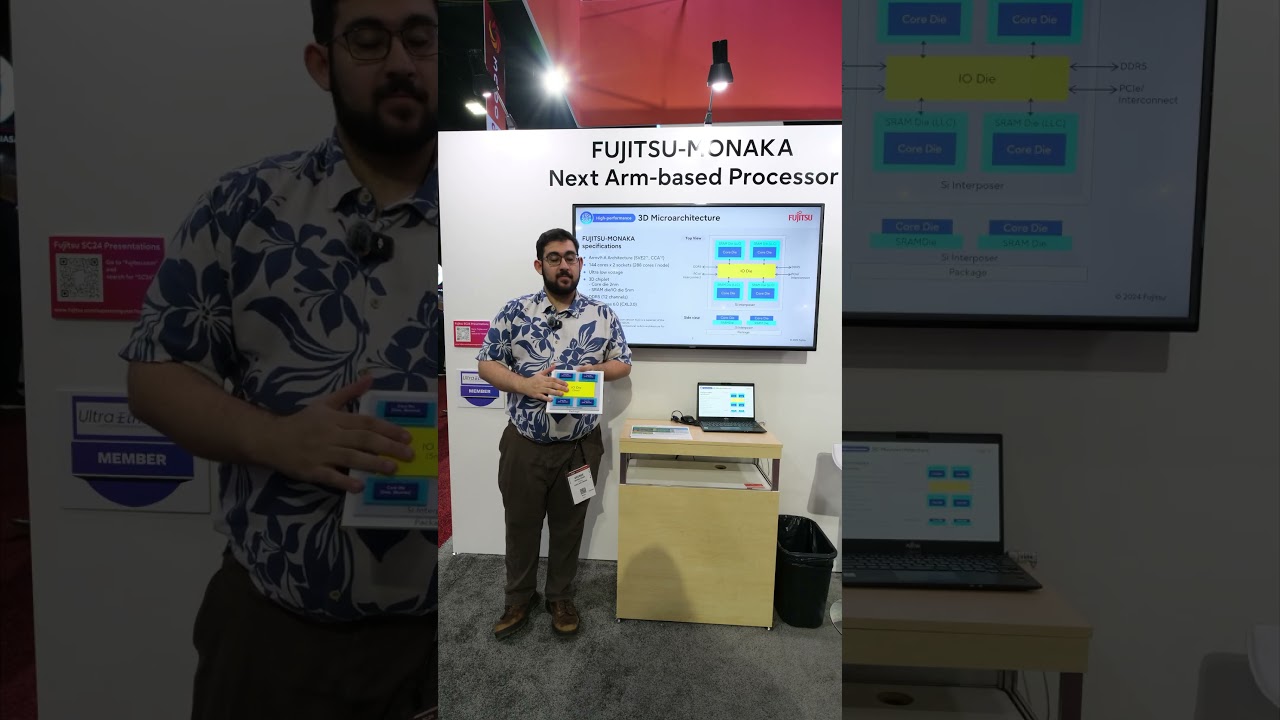 Fujitsu's Monaka CPU: ARMv9, SVE2, and 3D Stacking