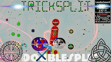 Agar.io - TRICKSPLIT/DOUBLESPLIT COMPILATION! Biggest Tricksplit Ever??