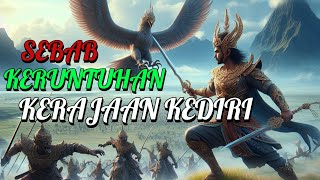 Cerita Sejarah Tentang, Sebab Keruntuhan Kerajaan Kediri