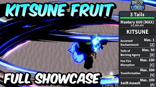 NEW Kitsune Fruit FULL SHOWCASE! | Blox Fruits Kitsune Fruit Full Showcase & Review Resimi