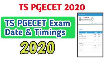 Ts pgecet 2020 exam | ts pgecet exam date 2020 latest news | ts pgecet live updates | ts pgecet