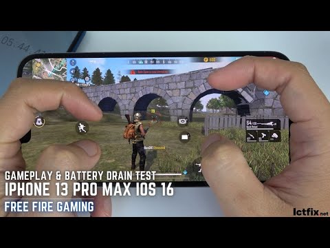 iPhone 13 Pro Max Free Fire Gaming test | IOS 16