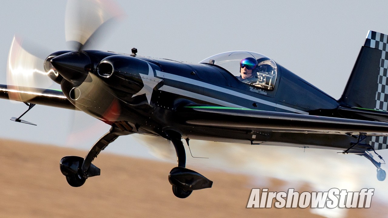 Extra 300 Aerobatics - Mike Vaknin - Fly Iowa 2025 - YouTube