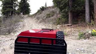 First quick run of the Cross RC MC8