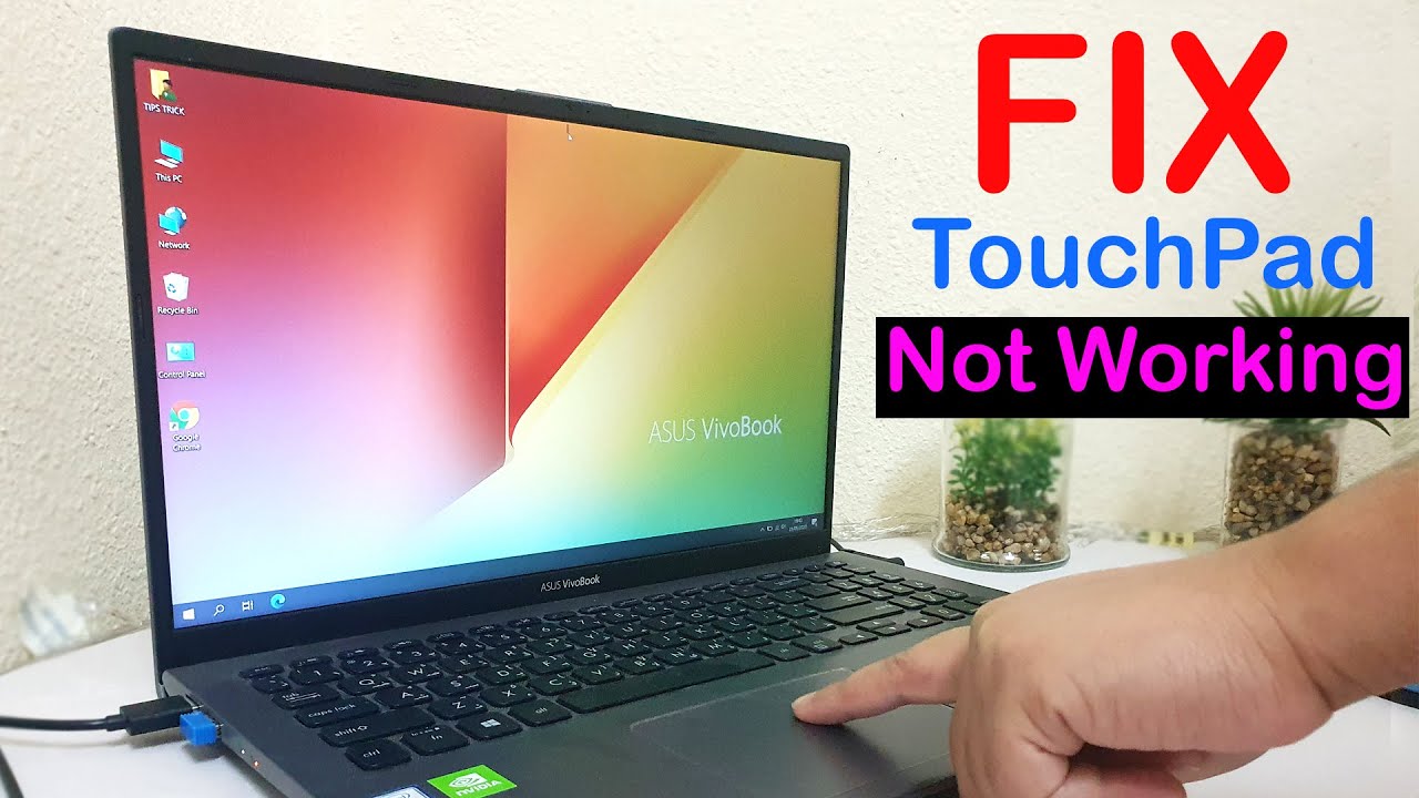 Laptop Touchpad Not Working Problem Fix Asus Vivobook Youtube