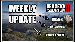 Weekly Update RDR2 (New Collections, Sale, New Legendary animals, Rabbit vitalist)
