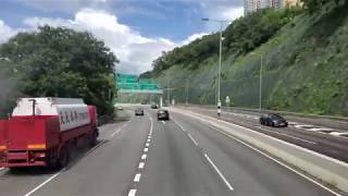 Citybus Trident 887Kr7057 - Short Highway Recording And Braking