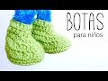 Botas para NIÑOS a crochet (zapatillas, pantuflas) DE 2 A 10 AÑOS | How to crochet BOOTS for kids