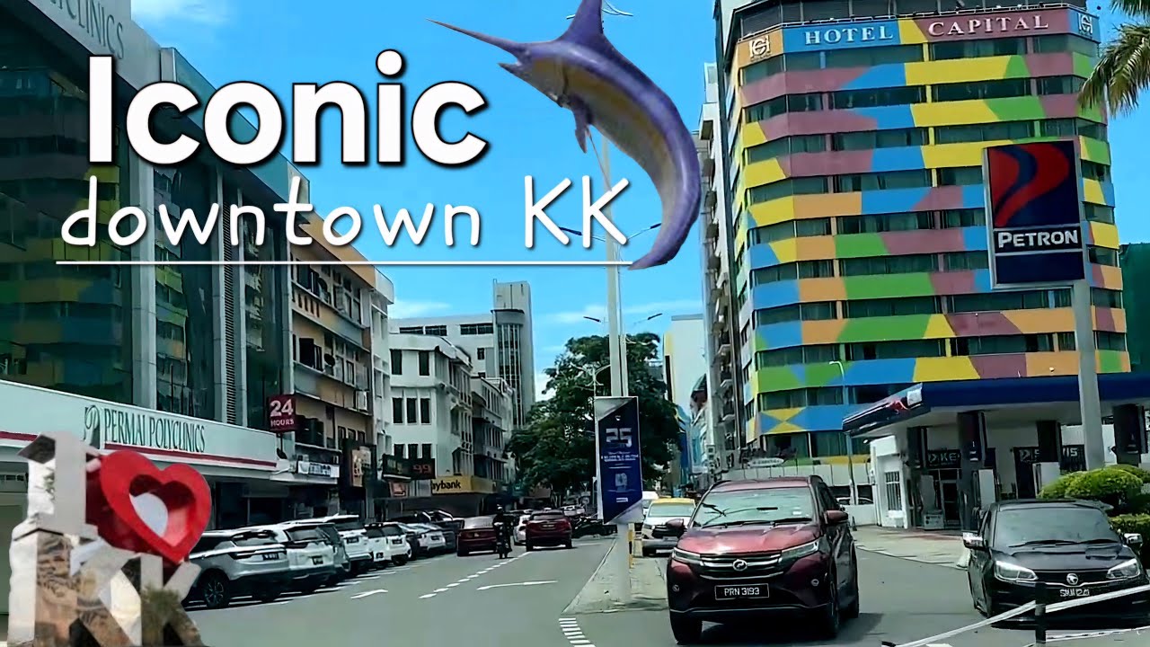 Kota Kinabalu city tour📢memorable downtown trip🌞Cantiknya KK🤩