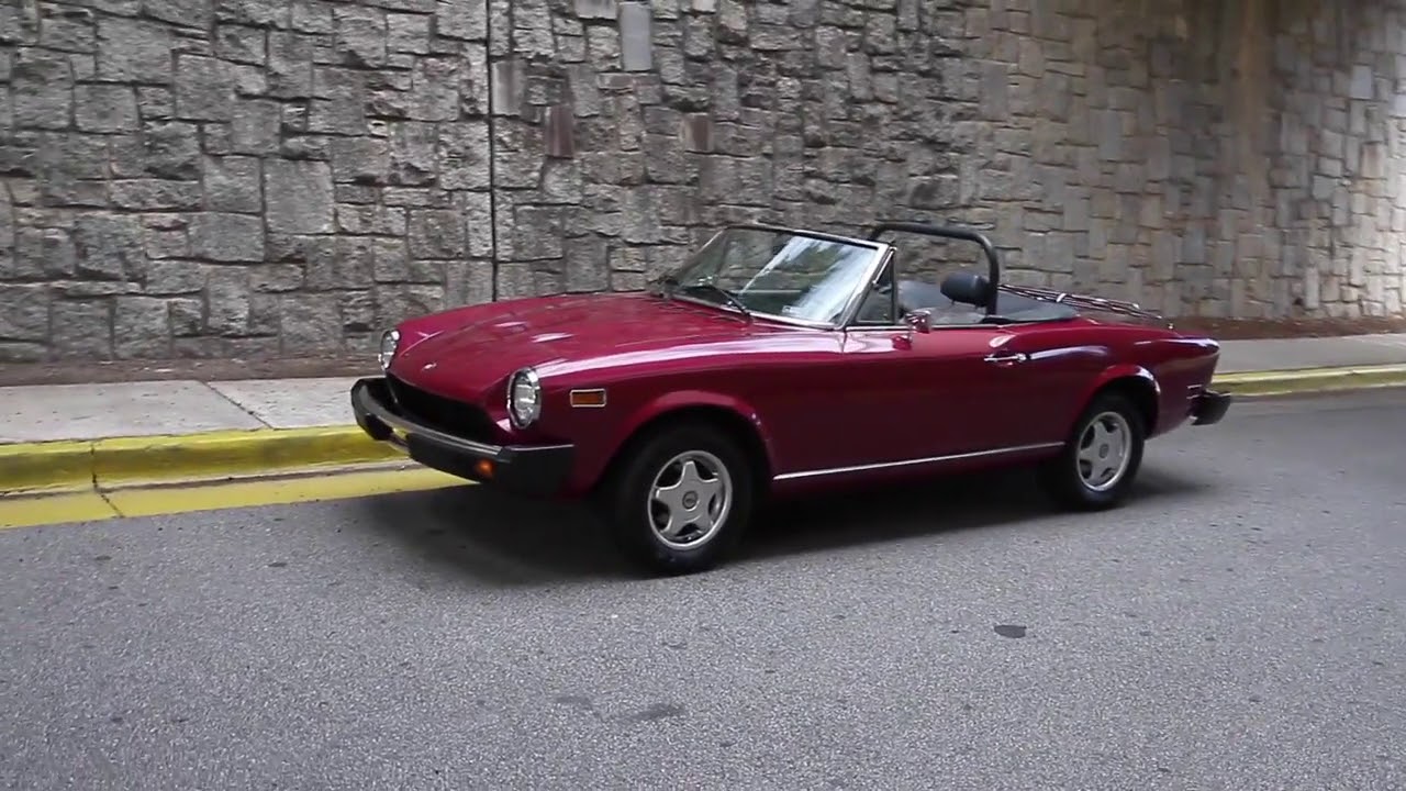 1975 Fiat Spider 124 for sale YouTube