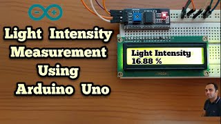 DIY Light Intensity Measurement with Arduino Uno and TEMT6000