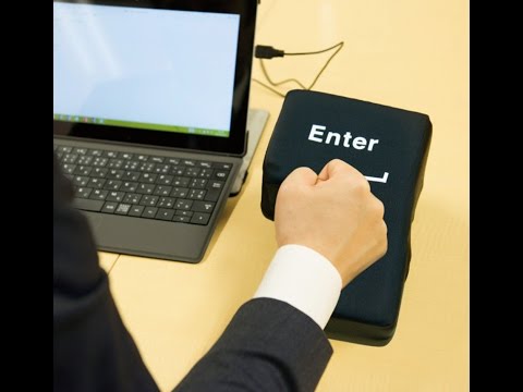 Большая Usb анти стресс подушка   кнопка Enter