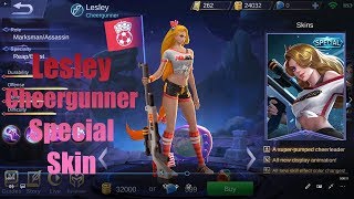 Lesley Cheergunner Special Skin Review Mobile Legends