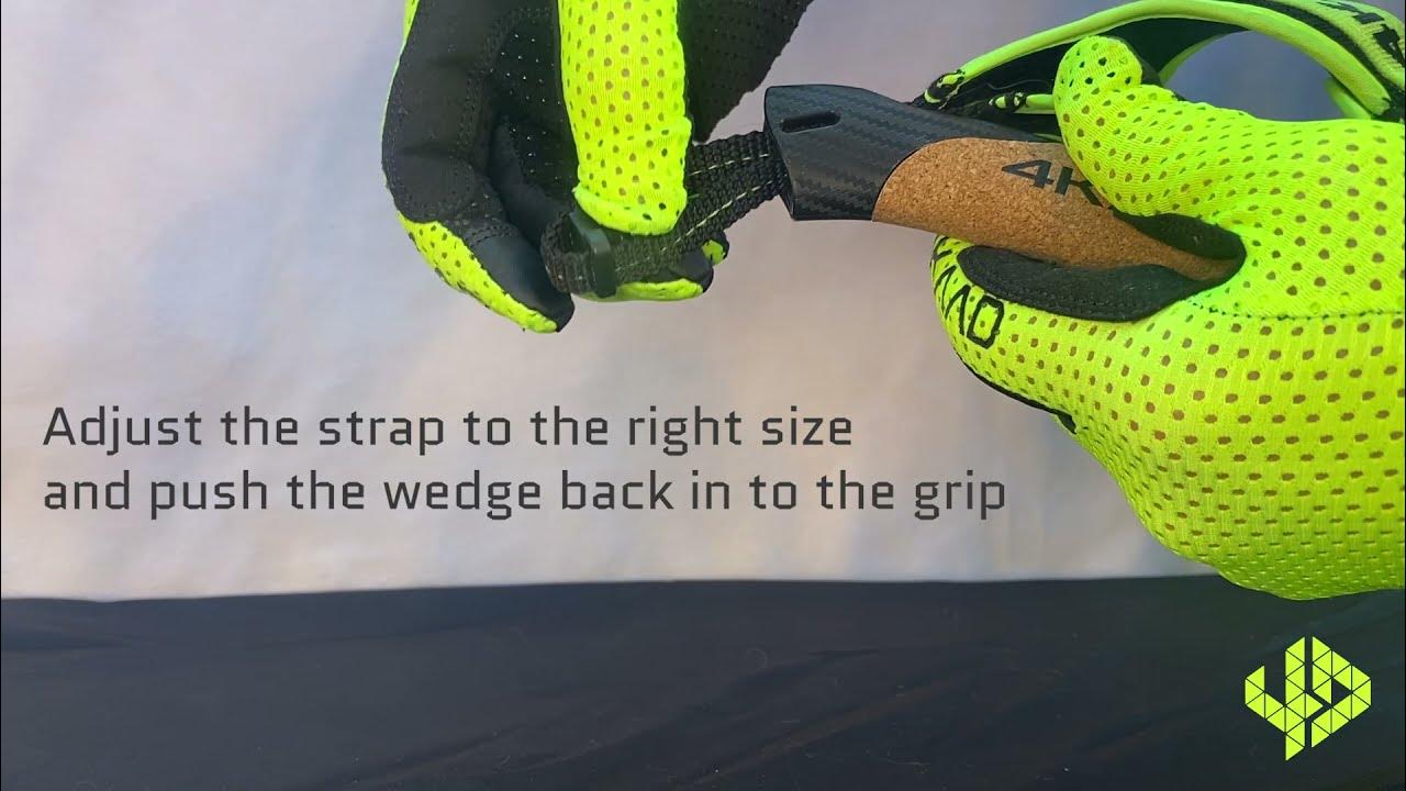 How to change a ski pole strap, Tutorial ski poles YouTube