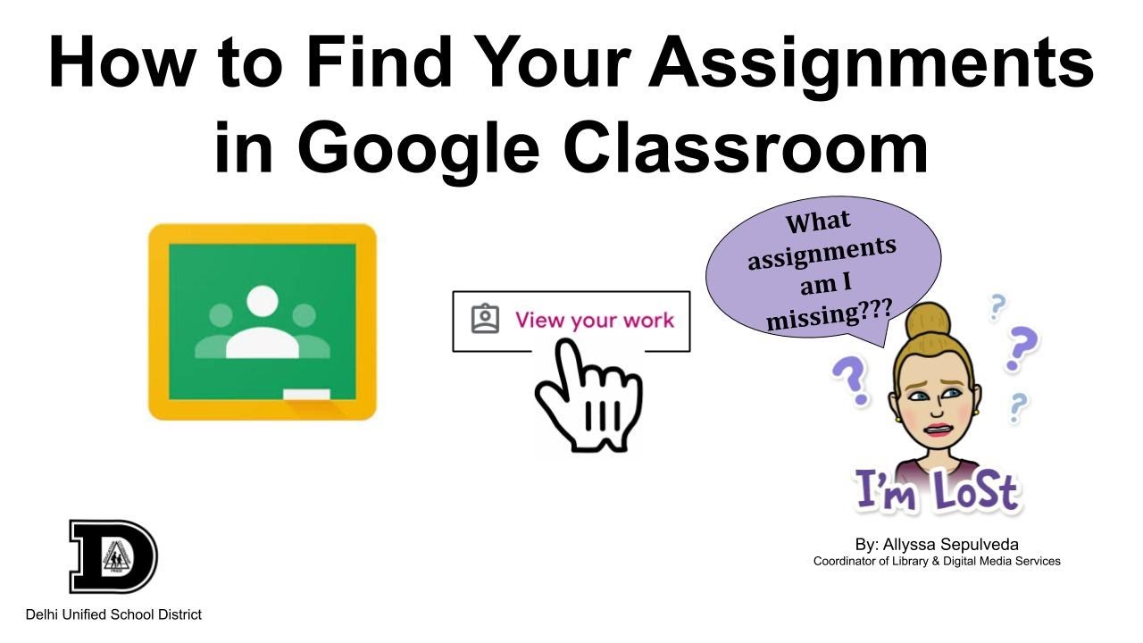 how to search assignments in google classroom