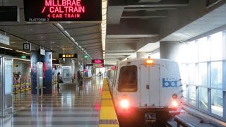 San Francisco International Airport to Powell Metro Station Downtown San Francisco via BART