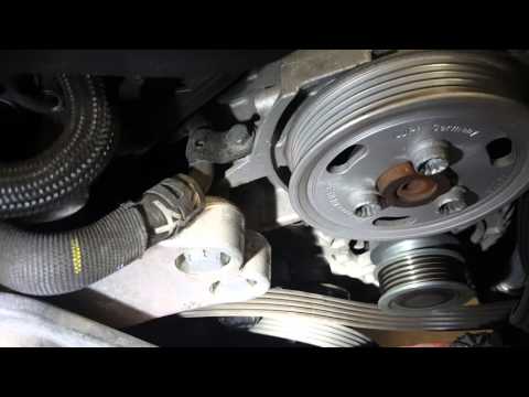 Alternator removal how to Volkswagen vw 2.5 jetta new beetle