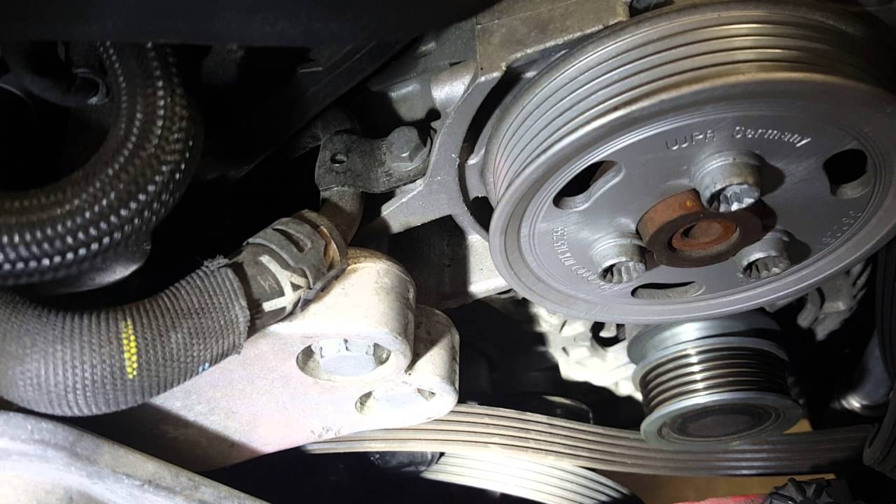 Alternator removal how to Volkswagen vw 2.5 jetta new ... passat tdi engine diagram 