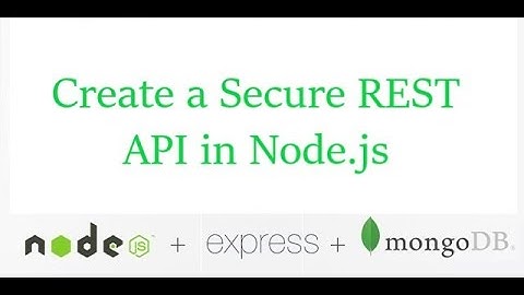 Create a Secure REST API in Node.js | JWT Token Verification | Route Protection in Node.js