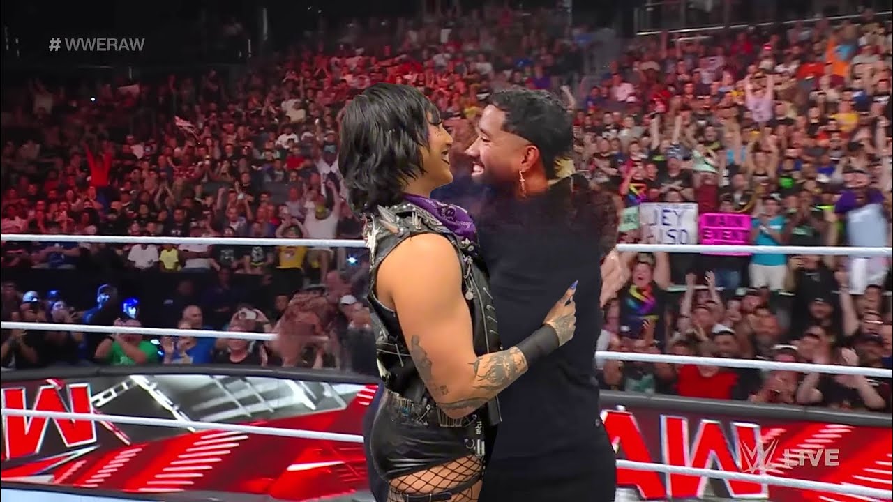 WWE RAW 11/13/23 - Jey Uso Proposes & Kiss Rhea Ripley, November 13