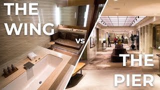 The Wing vs The Pier - Cathay Pacific's First Class Lounges