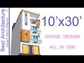 10X30,10 x 30,10by30 ,300 sqft,House plan design,Morden House,Small house,Ideas,3d ,Tiny,my house