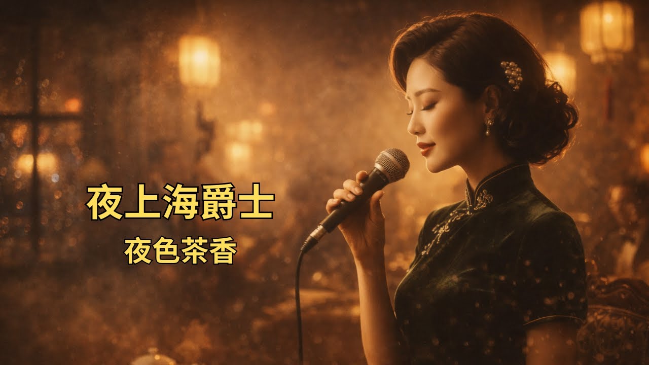 夜上海 Jazz｜夜色茶香｜1940s–1950s Old Shanghai Jazz｜Vintage Chinese Jazz