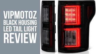 VIPMOTOZ Premium OLED Tube Black Housing Smoke Lens LED Tail Light Review