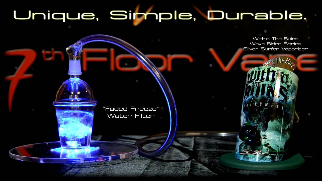 ELEV8 Glass - Faded Freeze Water Filter