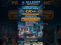 start your coding journey..💻#C/C++ #latest #ujjain #coding #programming #shorts #courses #students