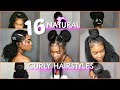 16 BEST BACK TO SCHOOL NATURAL/CURLY HAIRSTYLES (BUNS, PROTECTIVE, PUFFS, RUBBERBAND & MORE STYLES)