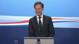 Integrale persconferentie van minister-president Rutte na de ministerraad van 1 september 2023