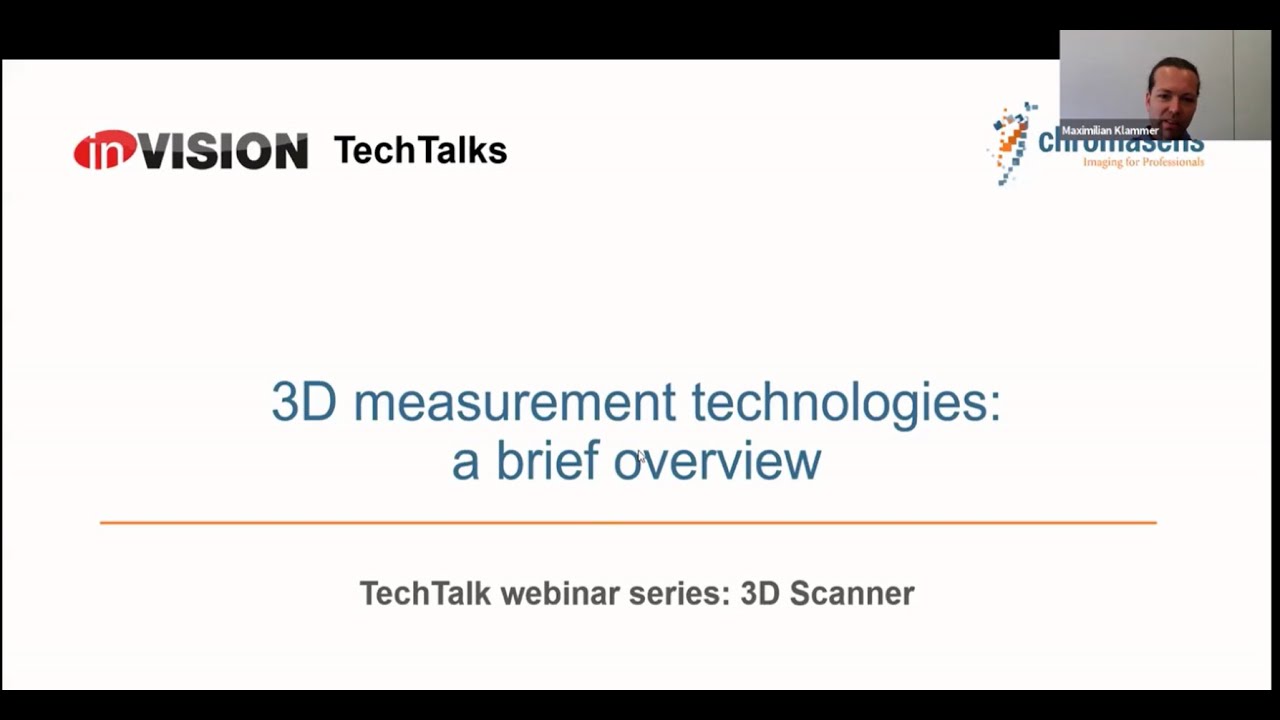 inVISIONTechTalk Webinar Topic 3D Measurement