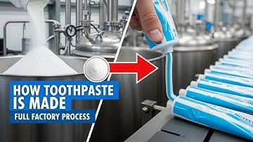 Inside a Modern Toothpaste Factory: From Powder to Tube (Full Process)