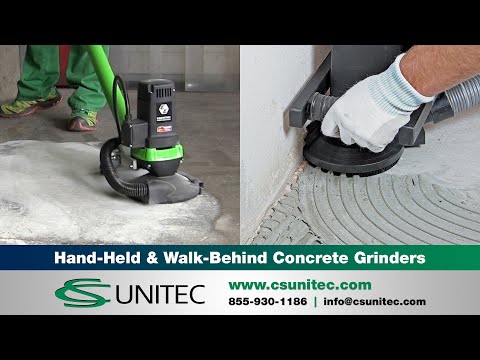 Walk-Behind / Floor & Hand-Held Concrete Grinders – CS Unitec