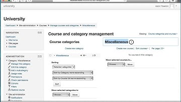 Creating a Course in Moodle: 1 - Intro