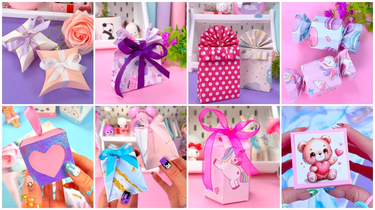 Folia 979 – Set Regalo Fai Da Te Per Confezioni Creative, 100 Pezzi: Etichette, Cartoni, Carte E Modello Cestino - 3