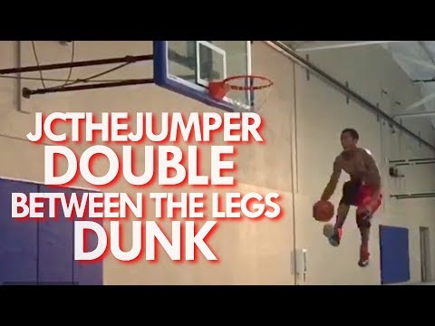 Double Between The Legs Dunk Jonathan Clark Best Dunk Ever Youtube
